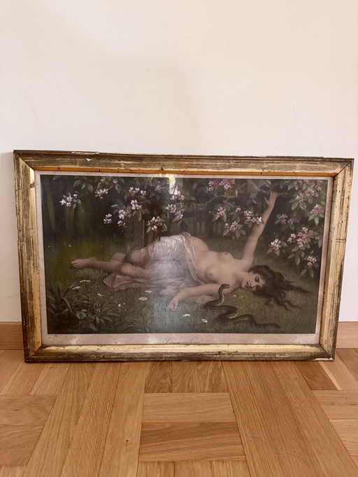 Print Woman with snake