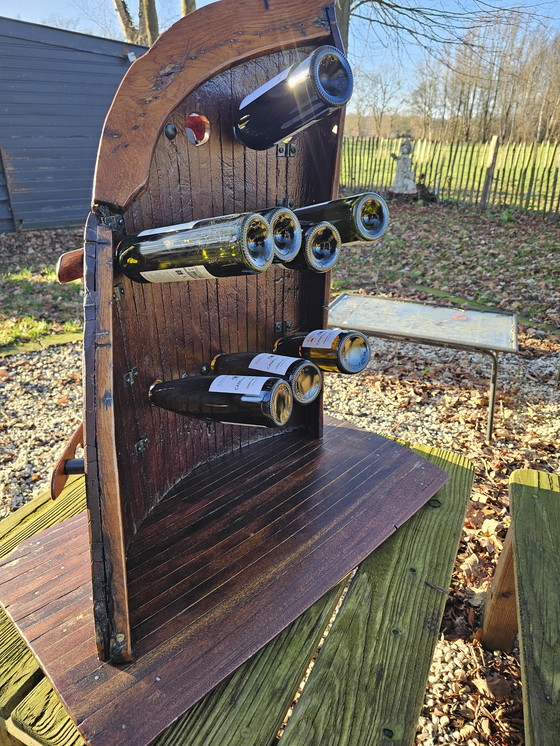 Image 1 of Wijnrek eikenhout boot