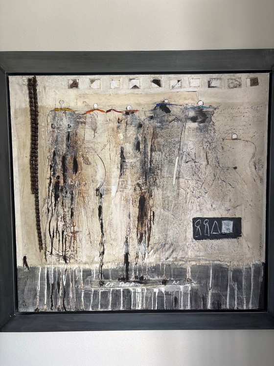 Image 1 of Obra de arte abstracta de técnica mixta de Antonio Poioumen