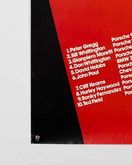 Porsche IMSA-Champion '78 – Poster originale Porsche vintage di Werbeagentur Strenger – Vintage Motorsport – (photo 8 of 8)