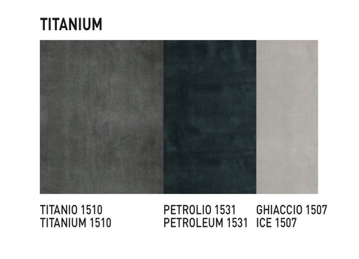 Tapis design Minotti « Dibbets Flag - Titanium » (4,45 x 6,75)