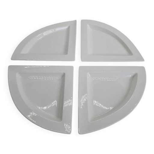 Ensemble de 4 Assiettes Villeroy & Boch – tafelwaar, Porcelain