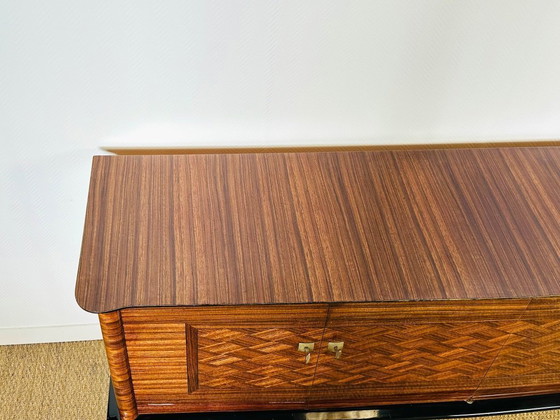 Image 1 of Sideboard aus Makassar-Ebenholz im Art-Deco-Stil, Frankreich, 1940er Jahre