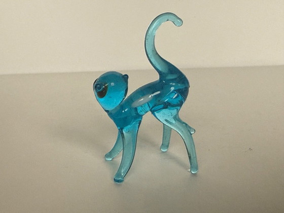 Image 1 of Murano glazen miniatuurkat
