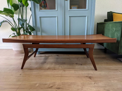 Tavolino da caffè vintage in teak