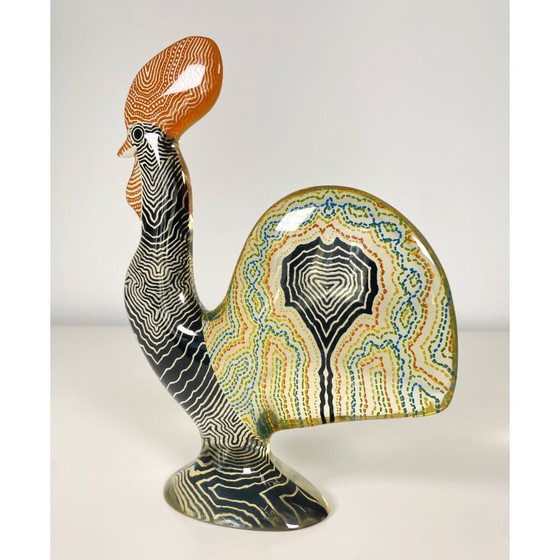 Image 1 of Abraham Palatnik Acrylique Coq Haan Figurine