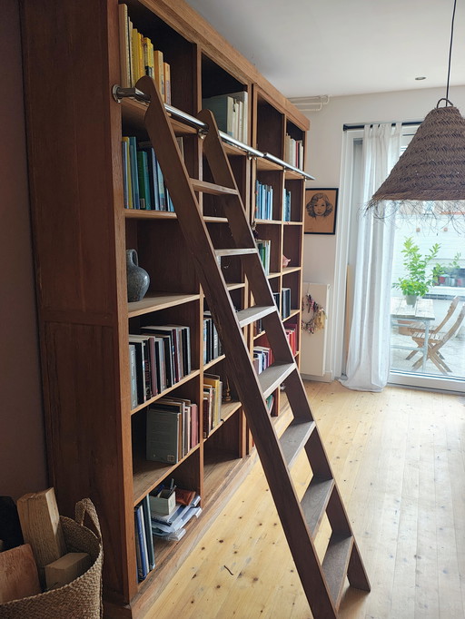 Teak bookcases library