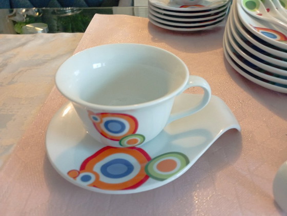 Image 1 of Servizio da tavola vintage anni '70, design eccezionale, 43 pezzi, rarissimo!