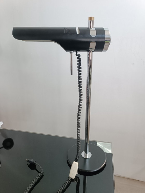 Bureaulamp model 603 van M. Marca, jaren 70. – Tafellampen, Metal (photo 2 of 14)