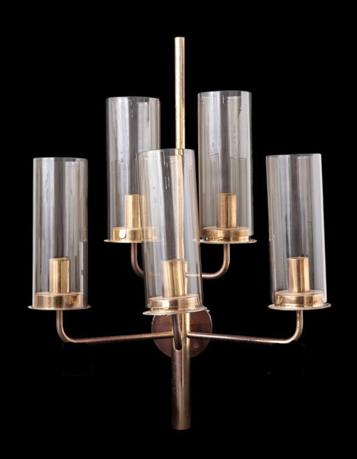 Brass Wall light Hans Agne Jacobsson Model V 287