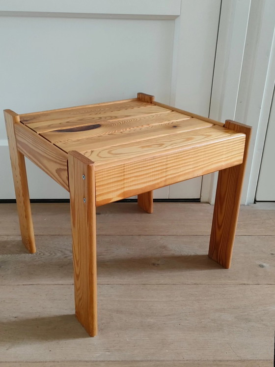 Image 1 of Vintage side table Karin Mobring IKEA small table stool 70s