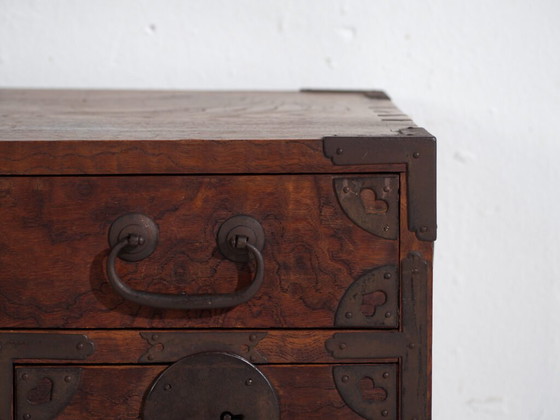 Cómoda de almacenamiento Tansu antigua - Período Meiji / Taishō (aprox. ) #34 – Iron (photo 40 of 40)
