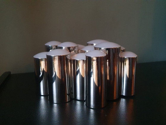 Image 1 of Vintage Ikea SÖDERSVIK Lamp: Chrome Space Age Light