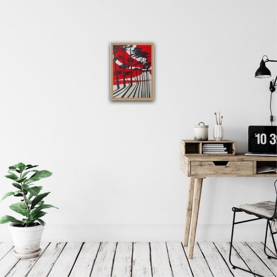 Image 1 of Gouache et Encre de Chine sur papier naturel Format 30x40cm. 