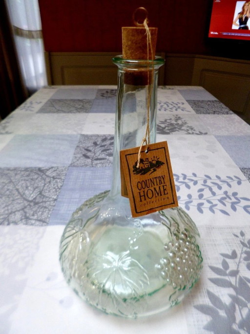 Très Jolie Carafe en Verre pour Décanter et Servir le Vin