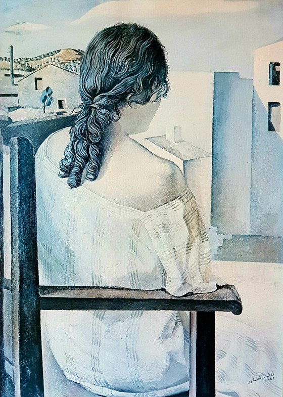 Image 1 of Riproduzione originale di Salvador Dalì 70x50.