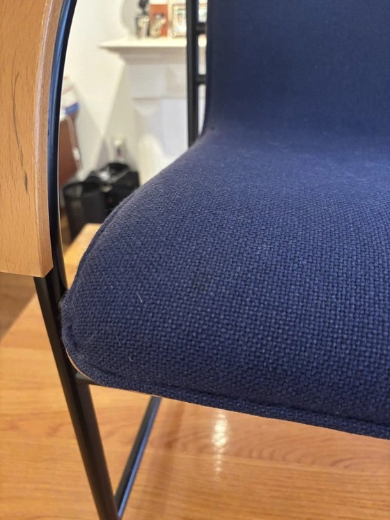 Image 1 of chaises de salle à manger/réunion vintage d'Arco