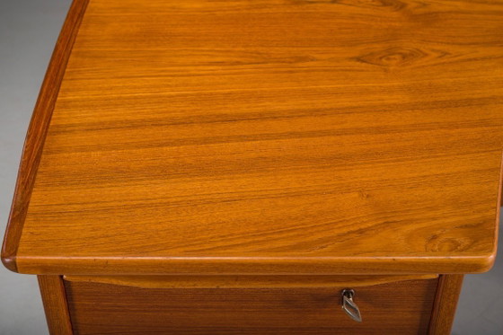 Image 1 of  Mid-Century Boomerang Desk in Teak by Peter Løvig Nielsen, Denmark, 1960s