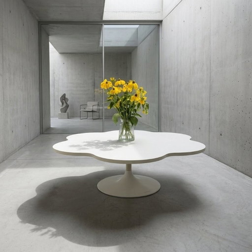 Vintage Flower Coffee Table Kho Liang Ie for Artifort – salontafels, Wood