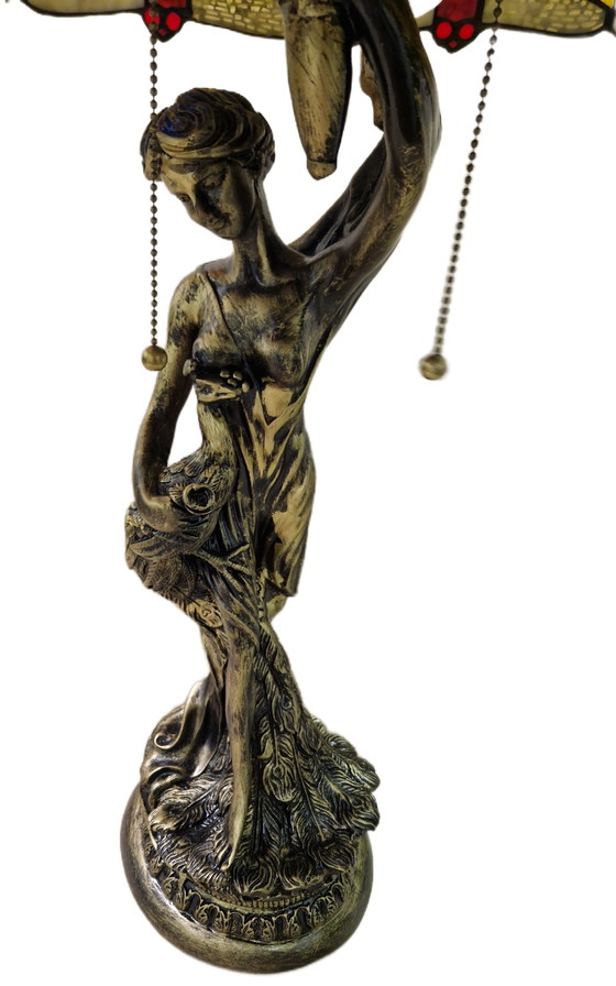 Image 1 of Wunderschöner großer Tisch im Tiffany-Stil 78x45