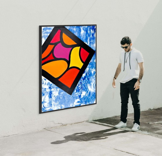 Image 1 of Christoph PREIN - Ventana al océano XXL - Lienzo de artista
