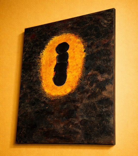 Image 1 of Large Abstract Painting –  Portal of Presence  – T.C. Freiberger – Contemporary Expressionism Lar