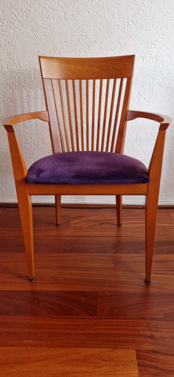 Image 1 of 4 sedie da pranzo vintage di design