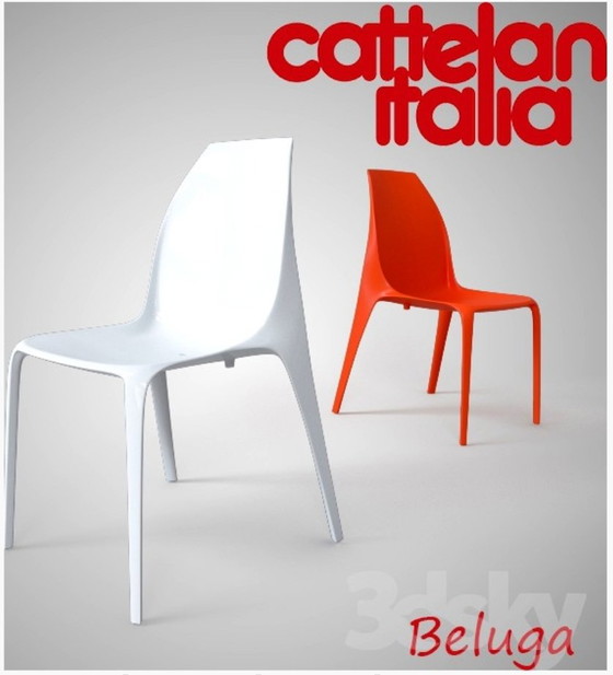 Image 1 of 2 Beluga Design Stoelen Van Cattelan Italia