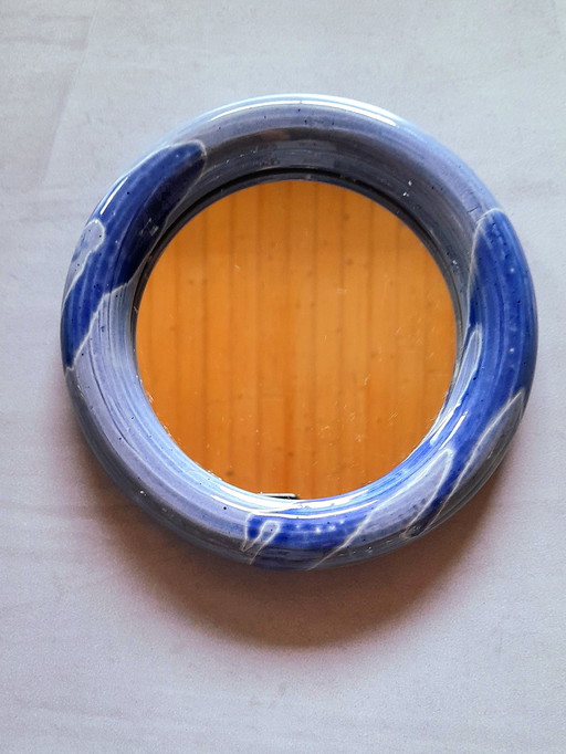Glazed ceramic mirror 60s
