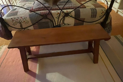 2 robuste panchine di legno