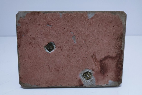 Image 1 of Art Deco sea lion lamp, marble, opaline metal