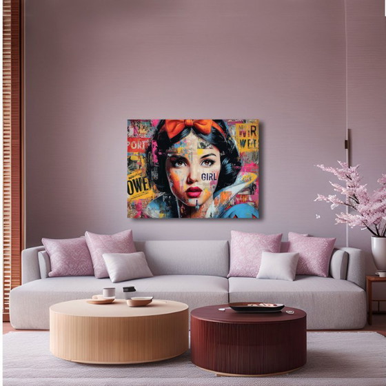 Image 1 of IPR GRAPH - Blancanieves / Dulce niña - Lienzo del artista