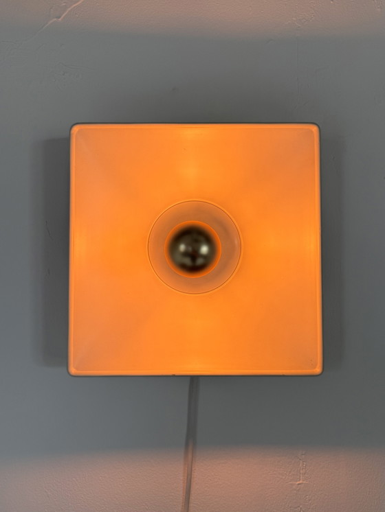 Vintage Space Age Wall Lamp, Sölken Leuchten '70 – Wall lights, Plastic, Metal (photo 9 of 12)