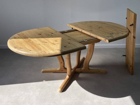 Image 1 of Extendable Scandinavian table in the style of Rainer Daumiller, Dyrlund, 1980s