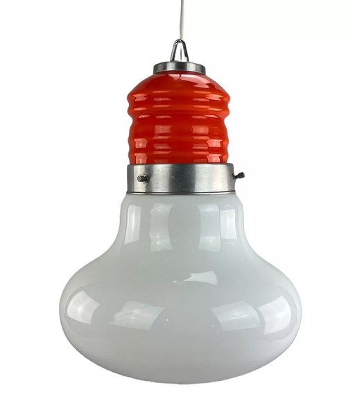 60s 70s lamp Lamp "Bulb" Murano glass ceiling lamp Italy Space Age