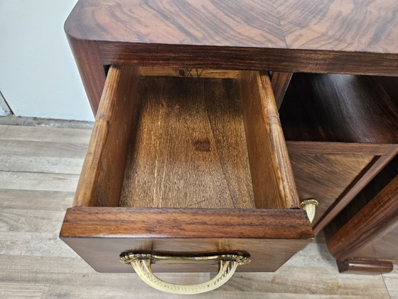 Image 1 of Art Decò bedside tables in briar root and Bakelite