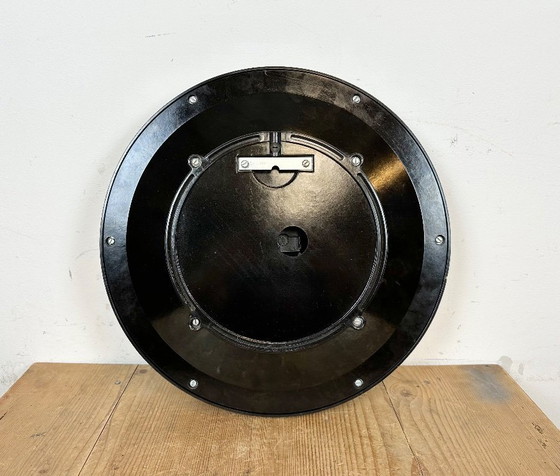 Image 1 of Industrial Bakelite Factory Wall Clock from Pragotron, 1970s