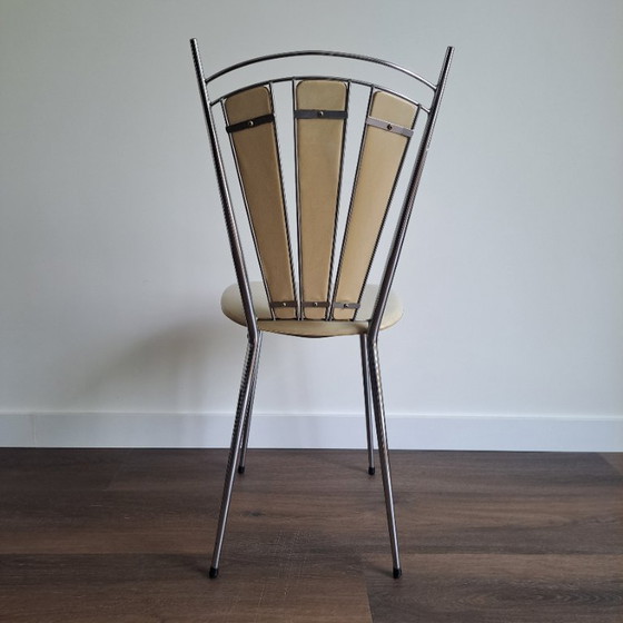 Image 1 of Vintage Chroméplast chair in Soudex Vinyl - Retro design