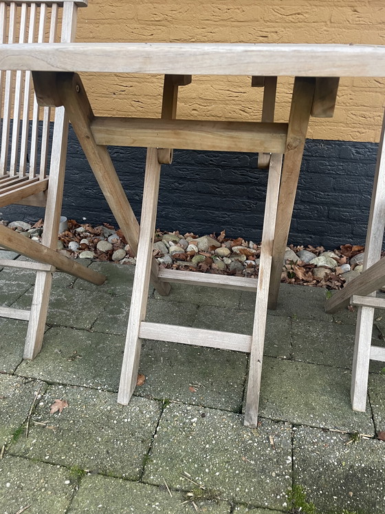 Image 1 of ensemble de jardin en teck