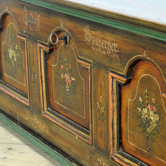 Image 1 of Folk Art Bridal Chest, 1826