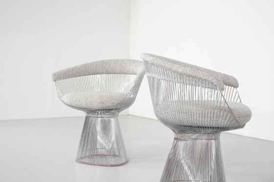 Image 1 of Platner-stoel, ontworpen door Warren Platner voor Knoll, VS, 1966.