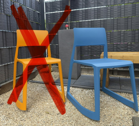Image 1 of 5x Chaise traîneau Vitra Tip Ton