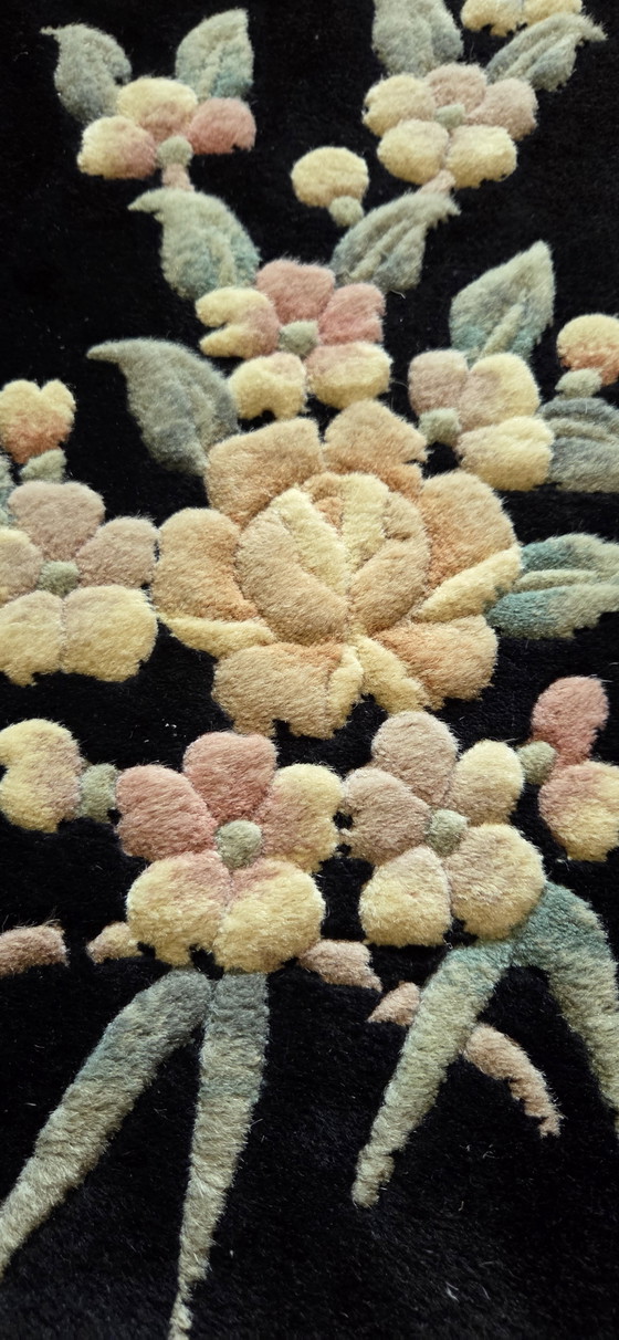 Handgeknoopt Art Deco Stijl Vintage Kleed – Vloerkleden en tapijten, Cotton, Wool (photo 6 of 8)