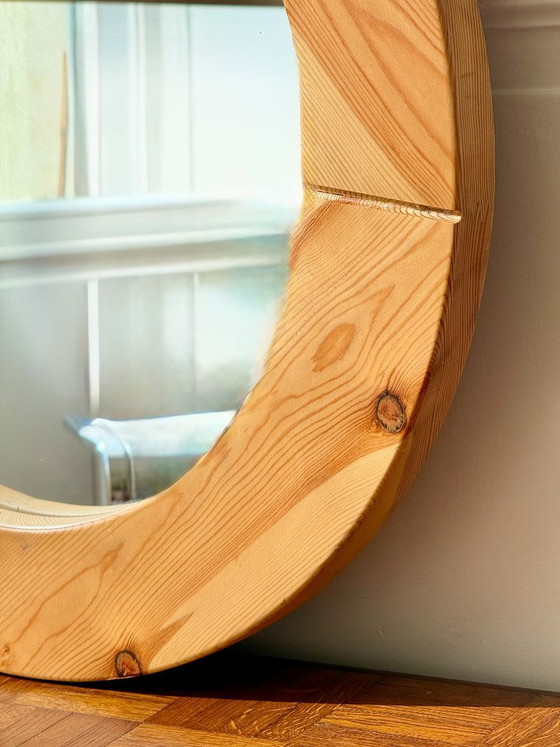 Espejo redondo de madera natural – Glass, Wood (photo 6 of 8)