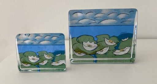 Iittala Helja Liukko Sundstrom 2 Decoratieve Objecten Waterlelies