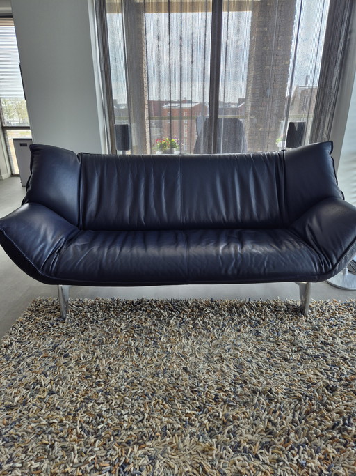 Divano a 3 posti Leolux blu cobalto