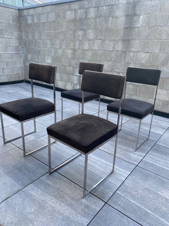 Image 1 of 4x Stühle SQ Lux Willy Rizzo