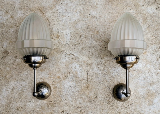 Image 1 of Set von Art-Deco-Wandlampen