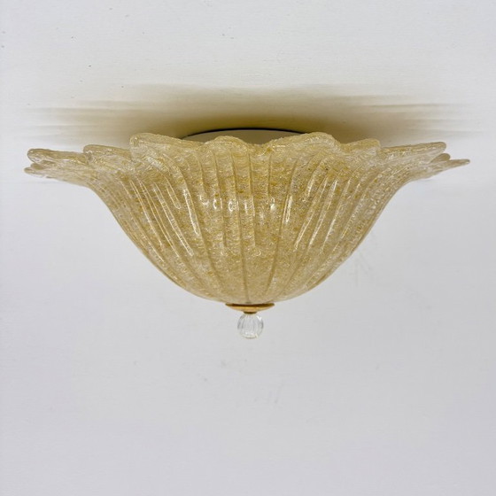 Image 1 of Plafonnier italien en verre de Murano, style années 1970