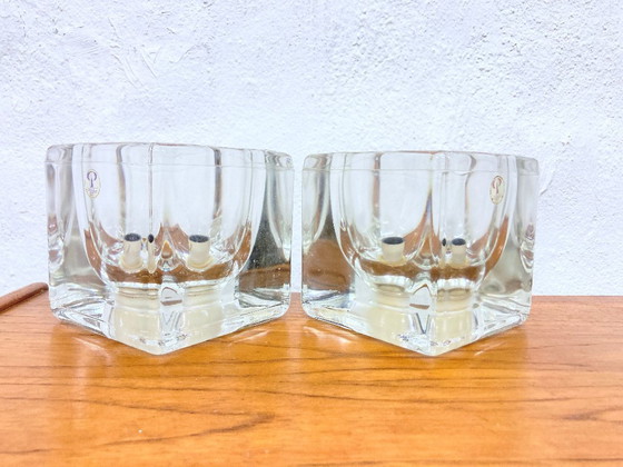 Image 1 of 2 light cube table lamps by Peill & Putzler, 1970s design